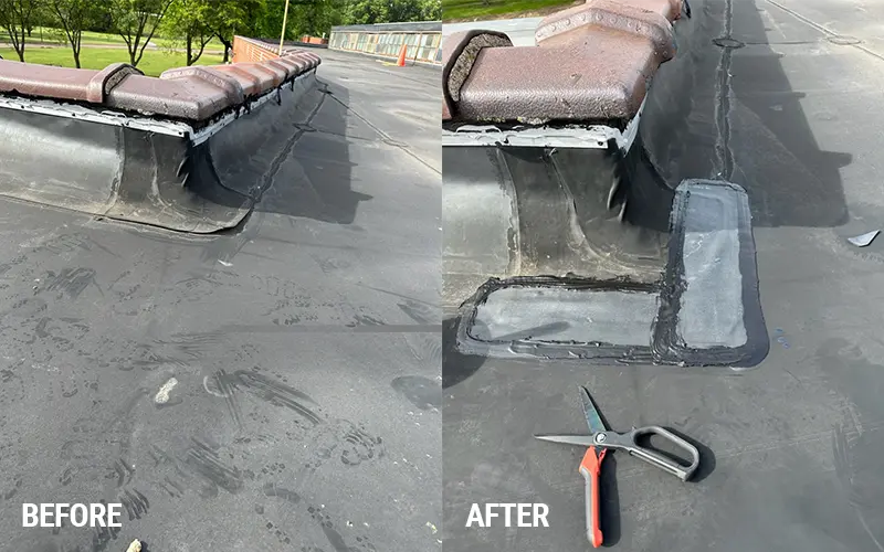 Repair Before and After